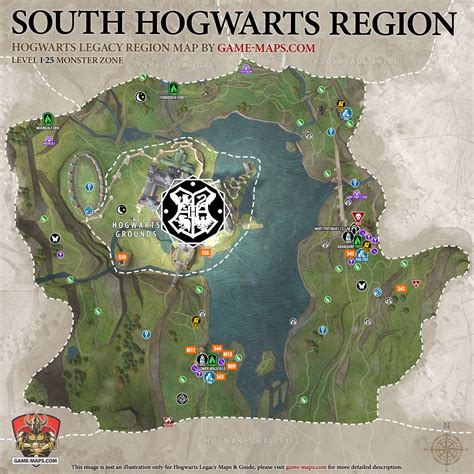 hogwarts legacy map size|All the regions you can visit on Hogwarts Legacy